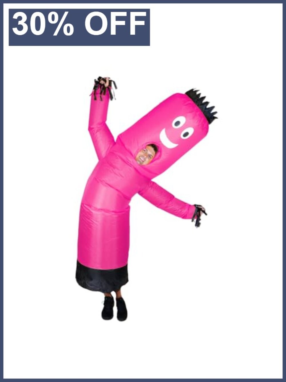 Inflatable Tube Man Costume Adult Wacky Wavy Arm Guy Funny Halloween